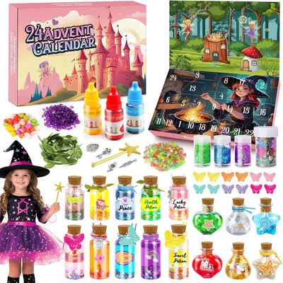 Imagen del producto de Calendario de adviento 2026 para niños: regalos navideños creativos para niñas y niños a partir de 6 años. Juguetes para hacer tú mismo