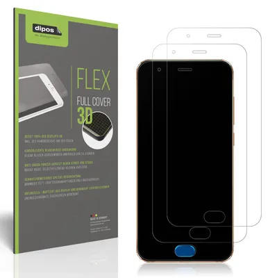 Produktbild von 2x Full Cover Schutzfolie matt für Xiaomi Mi Note 3 Panzerfolie Anti-Shock