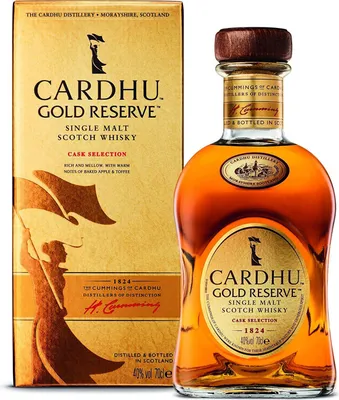 Immagine prodotto di Cardhu Gold Reserve Cask Selection Single Malt Scotch Whisky 40% Vol. 0,7l in Geschenkbox