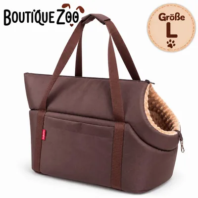 Produktbild von Hundetasche Tragetasche Transporttasche für Hunde & Katzen – Größe L (42×29×33 cm) – bis 15 kg