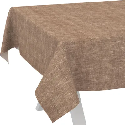 Produktbild von Tischdecke Melliert Braun 180x120cm Schnittkante