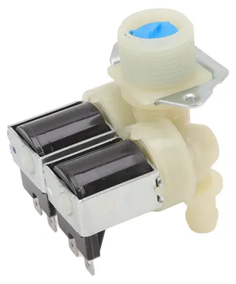 Wasserzulaufventil Magnetventil Doppelkopf FPS180A 220-240V ABS