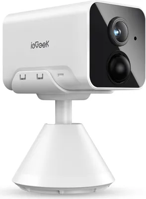 Produktbild von ieGeek Babyphone mit Kamera Wlan 1080P Mini Kamera mit mit HD Nachtsicht, 2-Wege-Audio, Smarte Bewegungs und Geräuscherkennung