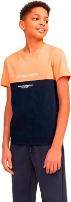 Produktbild von Jack & Jones Eryder Blocking Kurzarm-t-shirt Orange 12 Years Jungen Orange 12 Years