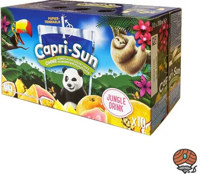 Image de Capri-Sun 4749686008 Capri-Sun Jungle Drink Fruchtsaftgetränk 10 x 0,2 l
