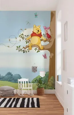 Zdjęcie produktu dla Fototapeta Disney Komar "Drzewo Kubusia Puchatka" - rozmiar 184 x 254 cm, 4 szt