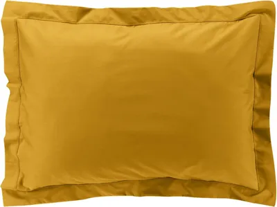 Image de Taie d'oreiller en percale de coton uni