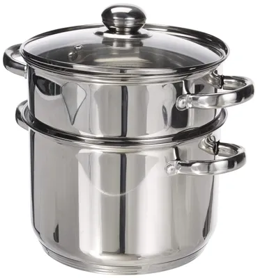 Produktbild von Kamberg – 0008070 – Couscoustopf/Dampfgarer/Kochtopf (3‑in‑1) – Durchmesser 22 c