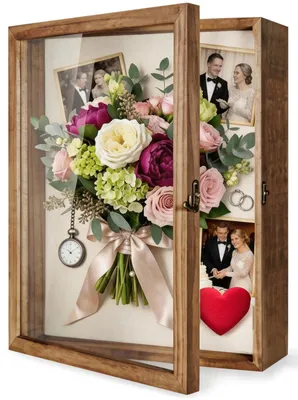 Immagine prodotto di Cornice a scatola per foto e oggetti da collezione, ideale per conservare ricordi e memorabilia