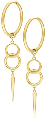 Produktbild von Wildcat Ohrringe - Sin Spike Hoops - Gold - Chirurgenstahl 316L - wasserfest, langlebig, hautverträglich, Gold