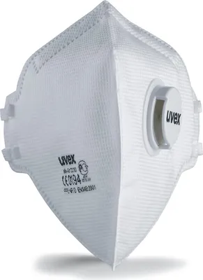 Produktbild von Uvex 15 Stk. Atemschutzmaske 3310 FFP3 classic Bereich flach falten silv-Air classic 8733.310