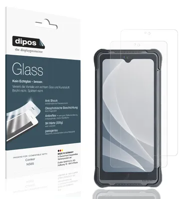 Image de 2x Protection écran pour Conker NS65 mat Verre souple Film Protecteur 9H dipos