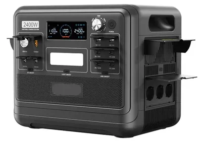 Produktbild von F2400 Tragbarer Solargenerator – Powerstation – Tragbarer Akku – Notstromversorgung – Solar-Akku