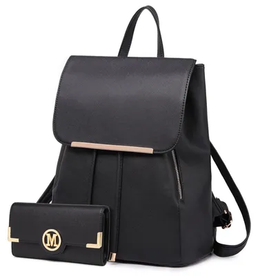 Zdjęcie produktu dla Plecak damski Miss Lulu, mały, wodoodporny, elegancki, idealny na co dzień, miejski