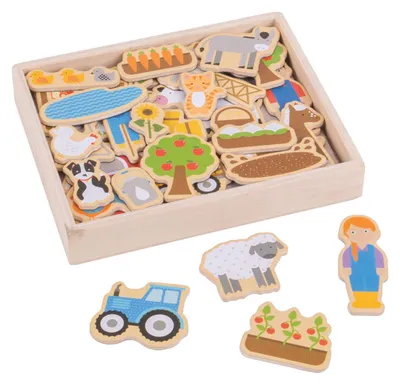 Produktbild von Bigjigs Toys Magnete Bauernhof