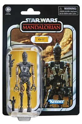 Produktbild von Star Wars The Vintage Collection IG-11, 4 Jahr(e), Braun, Grau, Kunststoff