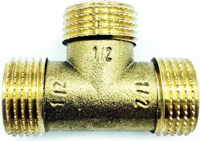 Imagen del producto de Conector en T de 1/2" con roscas macho/hembra/macho
