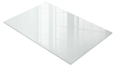 Produktbild von Tischplatte Aus Milchglas – 120x80 cm – Küchenarbeitsplatte Glas – Möbel Glas Schutz – Hitzebeständig