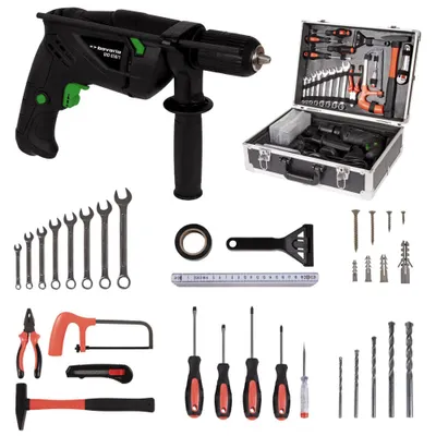 Produktbild von Einhell Bavaria Schlagbohrmaschinen-Set BID 650/1 Kit - Leistung: 600 Watt