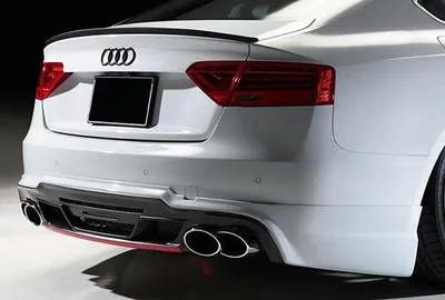 Kofferraumspoiler Heckspoiler Spoiler Lippe SELBSTKLEBEND für Audi A5 S5 RS5 8T – Produktansicht