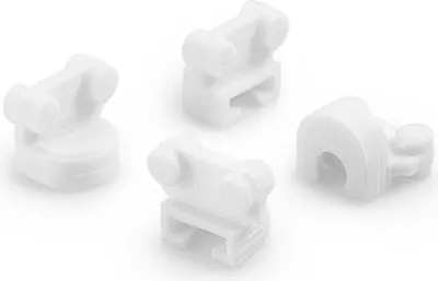 Produktbild von 4x Rolle Gleiter Ersatzteil passend für IKEA Kvartal Schienensystem Laufleiste