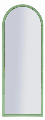 Zdjęcie produktu dla FURNLUX Lustro ścienne Baku Green 55cm / Kolor główny: Zielony / Wymiary: 55 x 150 x 2 cm