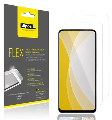 Image de 2x Film de protection d'écran pour Umidigi A75x, recouvre 100% de l'écran, dipos Flex