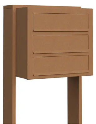 Produktbild von Briefkastenanlage Cube for Three in Rost