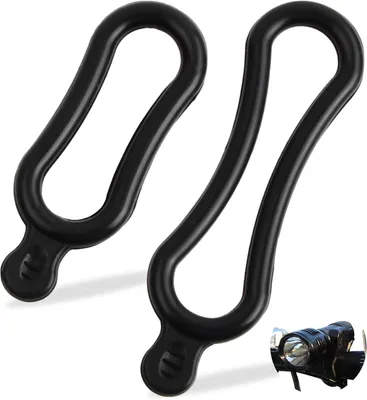 Productafbeelding van Rubber bevestigingsringen fietslamp - Set van 20 - Siliconen
