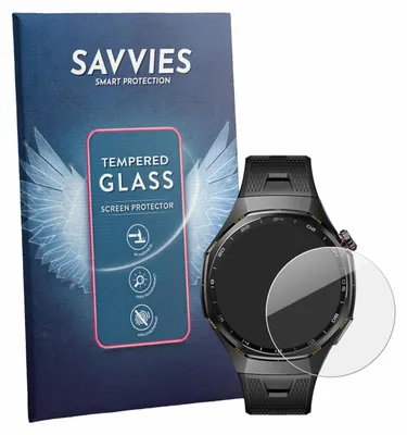 Produktbild von Savvies Schutzglas für Huawei Watch GT 7 Pro Displayschutz 9H Glas klar transparent