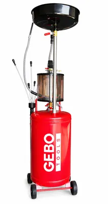 Obrázok produktu pre Pneumatická zberná nádoba na olej - odsávačka oleja, 80l, Gebo Tools