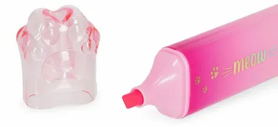 Image de EVERYDAY LEGAMI, surligneurs "Meow", rose, autres