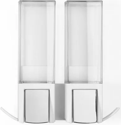 Produktbild von seifenspender Clever 20 x 20,6 cm transparent/weiß