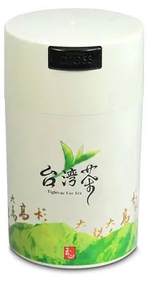 Obrázek produktu pro Nádoba na skladování čaje s vakuovým uzávěrem, objem 170 ml, bílé víčko