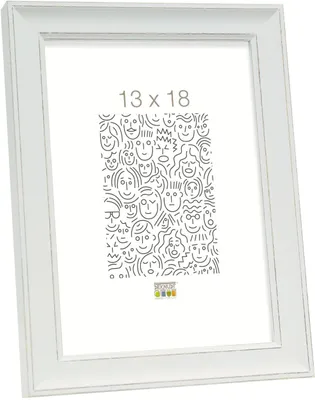 Immagine prodotto di Cornice in legno Deknudt LONA 24x30 cm bianca