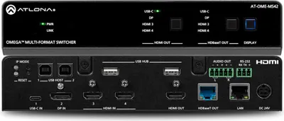 Immagine prodotto di Atlona switch a matrice HDMI 4 x 2 con USB-C - HDMI