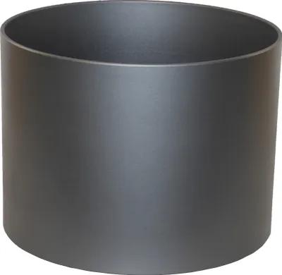 Produktbild von Kunststoff Hydro Blumenkübel Elegance RU60 anthrazit metallic Ø 60.0 cm Höhe 44.0 cm ohne Rollen