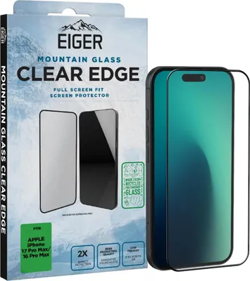 Produktbild von Eiger Schutzglas 3D für Apple iPhone 17 Pro Max /16 Pro Max