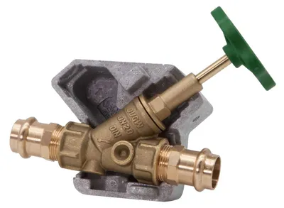 Produktbild von Schlösser Armaturen FREISTROMVENTIL, PRESSANSCHL.IG O.ENTL, ST.SP, M.DS, DN20, PR22, DVGW