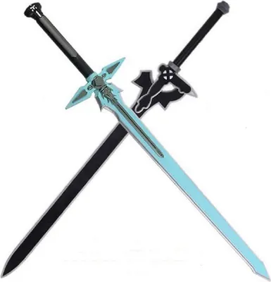 Obrázok produktu pre Čierna sada mečov na cosplay, Dark Repulser a Elucidator, 31,5 palca