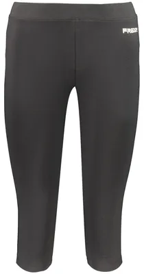 Immagine prodotto di Leggings corti neri da donna con elastico in vita e stampa