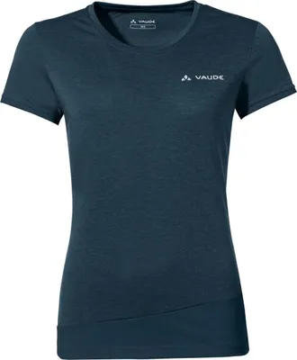 Imagen del producto de VAUDE: Camiseta Sveit para mujer, color azul marino, talla 42