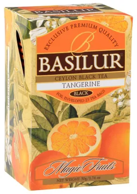Zdjęcie produktu dla Basilur TANGERINE herbata czarna MANDARYNKA WANILIA - 25x2g