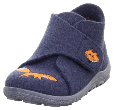 Immagine prodotto di Pantofola in feltro per bambini blu/arancioSuperfit taglia 20-24 ragazze