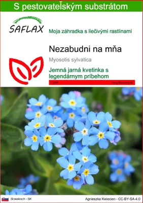 Obrázok produktu pre SAFLAX - Nezabudni na mňa - Myosotis sylvatica - 150 Semená - S pestovateľským substrátom bez klíčkov