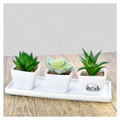 Produktbild von Längliches Keramiktablett in Weiß, 2 Deko-Tabletts für Schmuck, Kerzen und Badewannenablage, elegante Ablage für das Badezimmer und Deko-Tablett aus hochwertigem Material