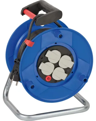 Immagine prodotto di Brennenstuhl Garant ST 240, grado di protezione IP20, carrucola per cavi per uso industriale/cantieri, con cavo da 25 metri