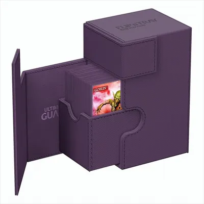 Produktbild von Ultimate Guard Flip`n`Tray 80+ XenoSkin Monocolor Violett
