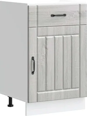 Image de Armoire de cuisine Lucca sonoma gris bois ingénierie