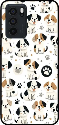 Produktbild von Smartphonica Telefon Fall geeignet für Oppo Reno6 Pro mit Hund drucken - TPU zurück Abdeckung Fall Hund Design